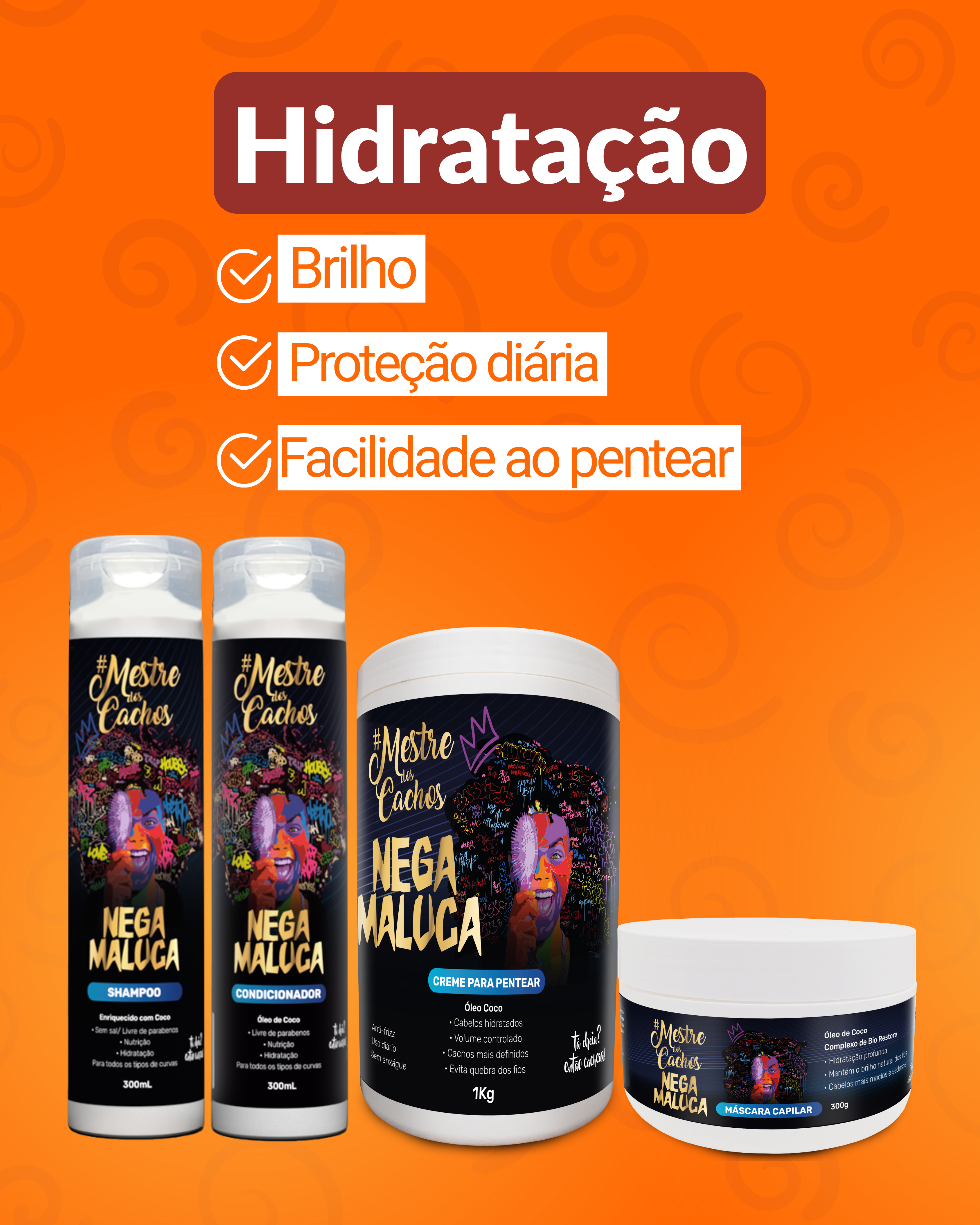 Kit Nega Maluca - Mestre dos Cachos - Imagem 2