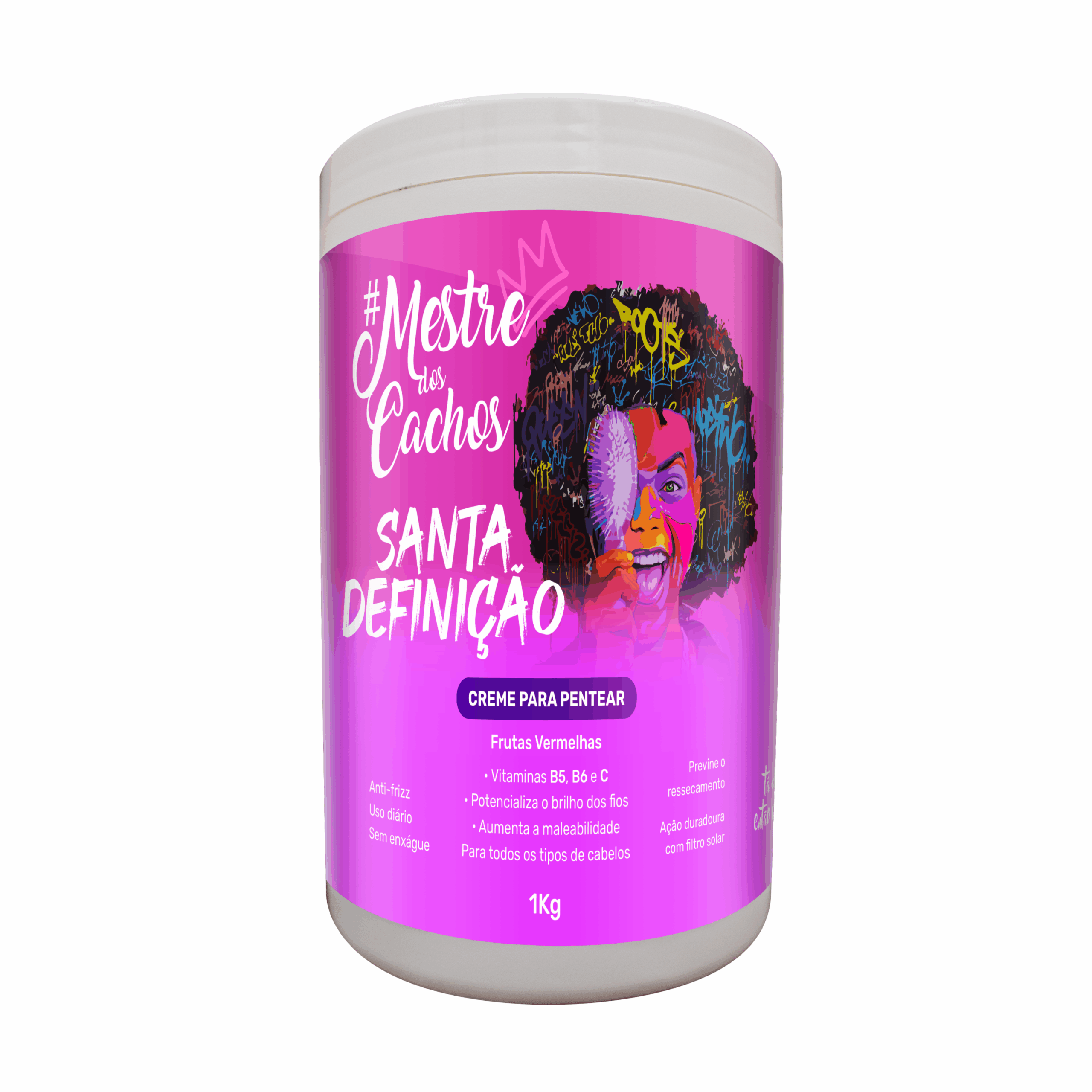 Creme de Pentear Santa Definição 1Kg - Mestre dos Cachos